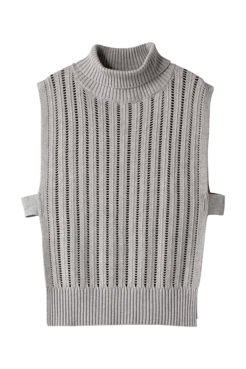 【ミズイロ インド/mizuiro ind】のhigh neck vest ベスト 人気、トレンドファッション・服の通販 founy(ファニー) 　ファッション　Fashion　レディースファッション　WOMEN　トップス・カットソー　Tops/Tshirt　ニット　Knit Tops　ベスト/ジレ　Gilets/Vests　プルオーバー　Pullover　シンプル　Simple　スリット　Slit　ハイネック　High Neck　ベスト　Vest　 other-1|ID: prp329100003715956 ipo3291000000029958164