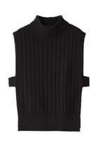 【ミズイロ インド/mizuiro ind】のhigh neck vest ベスト 人気、トレンドファッション・服の通販 founy(ファニー) ファッション Fashion レディースファッション WOMEN トップス・カットソー Tops/Tshirt ニット Knit Tops ベスト/ジレ Gilets/Vests プルオーバー Pullover シンプル Simple スリット Slit ハイネック High Neck ベスト Vest thumbnail black|ID: prp329100003715956 ipo3291000000029958167