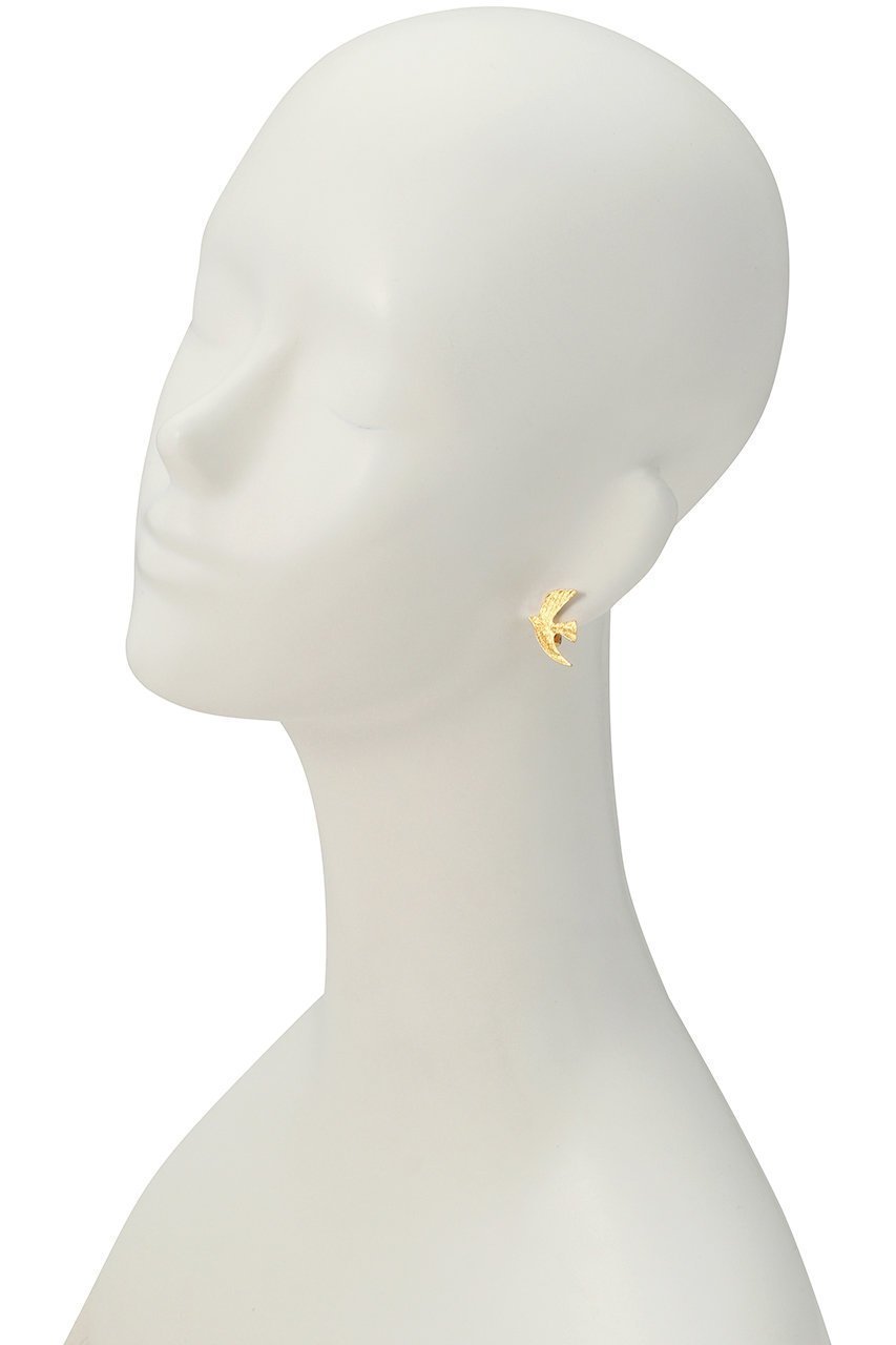 【セシル エ ジャンヌ/CECILE ET JEANNE】のラ・コロンブ(鳩)イヤリング ゴールド S 人気、トレンドファッション・服の通販 founy(ファニー) 　ファッション　Fashion　レディースファッション　Fashion for Women　ジュエリー　Jewelry　ファッションリング　Fashion Rings　イヤリング・フープ・ドロップタイプ　Hoop, Drop & Clip Earrings　イヤリング　Earrings　モチーフ　Motif, Design Theme　エレガント 上品　Elegant　人気　Popular, Best Seller　other-3|ID: prp329100003716202 ipo3291000000035477714