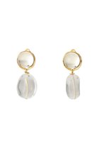 【セシル エ ジャンヌ/CECILE ET JEANNE】のルミエール バイカラーイヤリング 人気、トレンドファッション・服の通販 founy(ファニー) ファッション Fashion レディースファッション Fashion for Women ジュエリー Jewelry ファッションリング Fashion Rings イヤリング・フープ・ドロップタイプ Hoop, Drop & Clip Earrings なめらか Smooth, Silky Texture イヤリング Earrings ガラス Glass, Glassware ハンド Hand, Handmade フォルム Silhouette, Form フランス France, French thumbnail クリアー|ID: prp329100003716206 ipo3291000000035358557