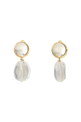 【セシル エ ジャンヌ/CECILE ET JEANNE】のルミエール バイカラーイヤリング 人気、トレンドファッション・服の通販 founy(ファニー) ファッション Fashion レディースファッション Fashion for Women ジュエリー Jewelry ファッションリング Fashion Rings イヤリング・フープ・ドロップタイプ Hoop, Drop & Clip Earrings なめらか Smooth, Silky Texture イヤリング Earrings ガラス Glass, Glassware ハンド Hand, Handmade フォルム Silhouette, Form フランス France, French |ID:prp329100003716206