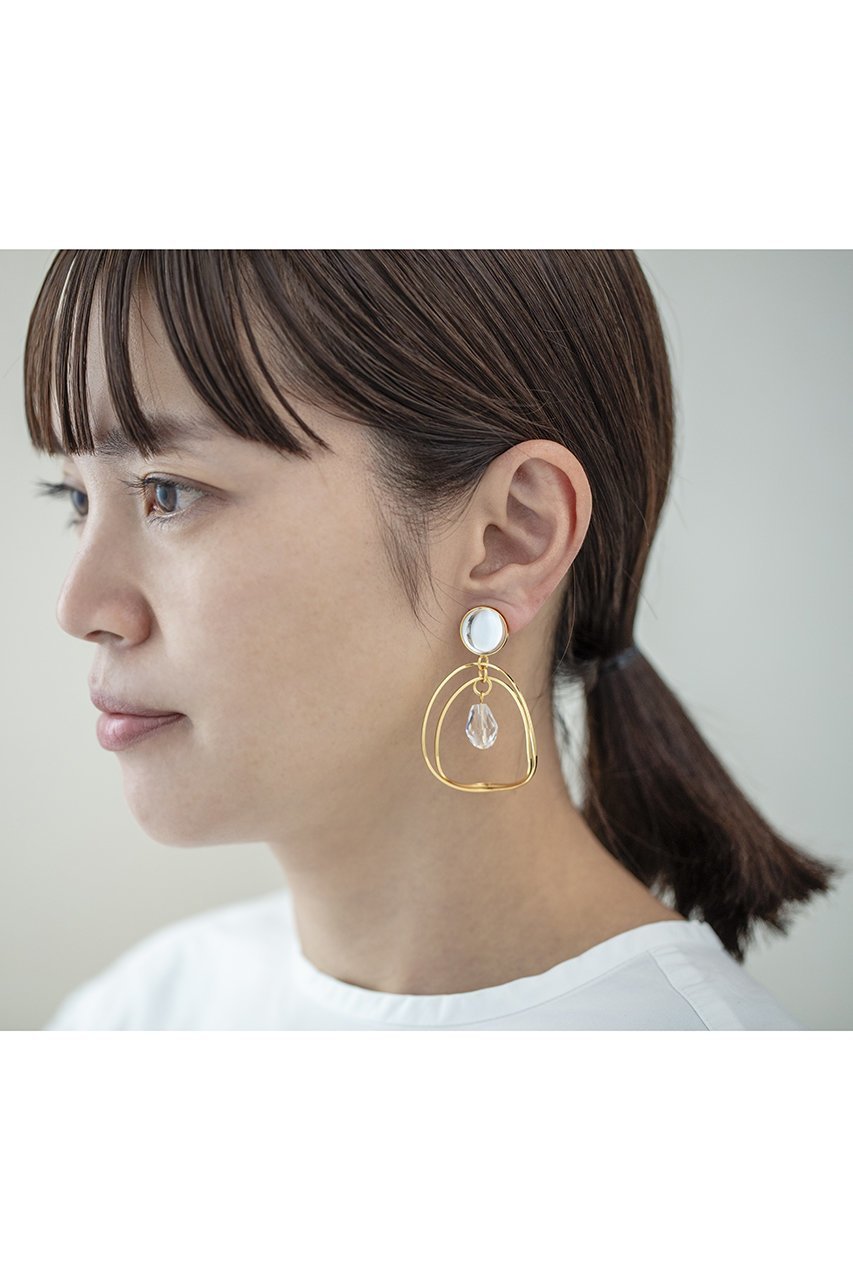 【セシル エ ジャンヌ/CECILE ET JEANNE】のダブルフープイヤリング 人気、トレンドファッション・服の通販 founy(ファニー) ファッション Fashion レディースファッション Fashion for Women ジュエリー Jewelry ファッションリング Fashion Rings イヤリング・フープ・ドロップタイプ Hoop, Drop & Clip Earrings おすすめ Recommended / Our Picks イヤリング Earrings オケージョン Occasion Wear ガラス Glass, Glassware フープ Hoop, Hoop Earrings リュクス Luxury, Elegant, High-End, Chic 人気 Popular, Best Seller other-2|ID: prp329100003716218 ipo3291000000035477742