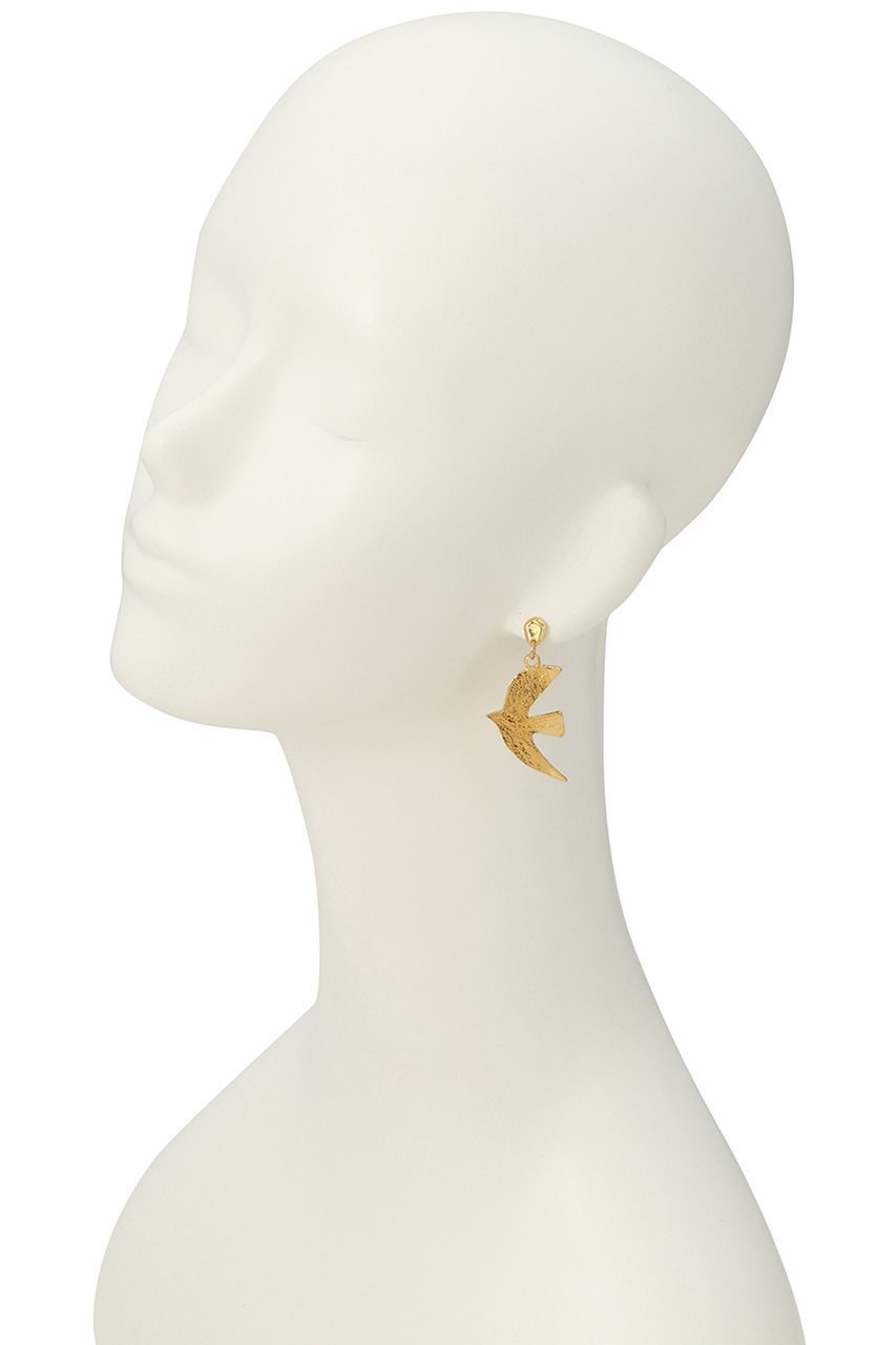 【セシル エ ジャンヌ/CECILE ET JEANNE】のラ・コロンブ(鳩)ロングピアス 人気、トレンドファッション・服の通販 founy(ファニー) 　ファッション　Fashion　レディースファッション　Fashion for Women　ジュエリー　Jewelry　ファッションリング　Fashion Rings　イヤリング・フープ・ドロップタイプ　Hoop, Drop & Clip Earrings　イヤリング　Earrings　モチーフ　Motif, Design Theme　ロング　Long, Long-Length　エレガント 上品　Elegant　other-3|ID: prp329100003716219 ipo3291000000035477749