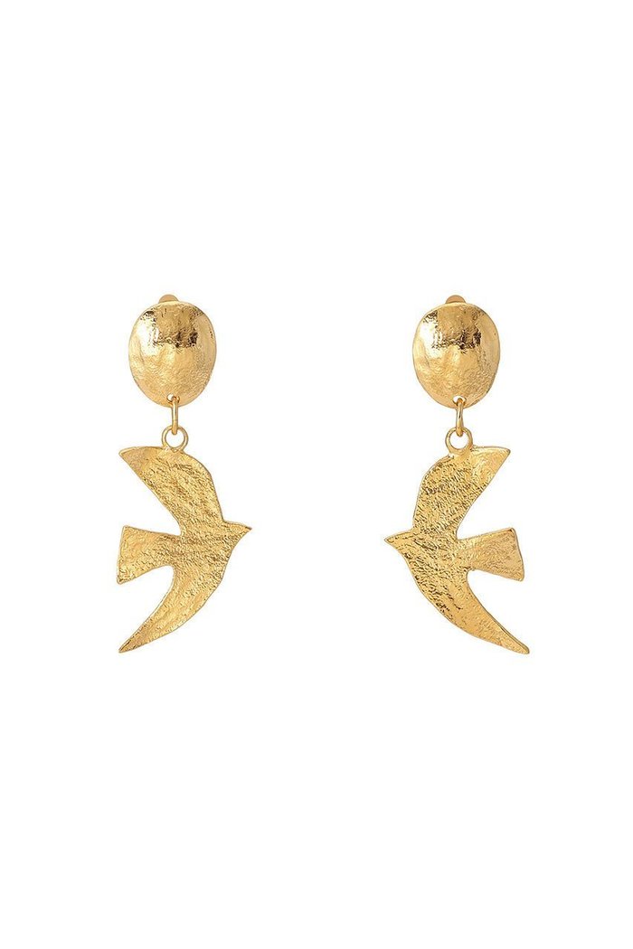 【セシル エ ジャンヌ/CECILE ET JEANNE】のラ・コロンブ(鳩)ロングイヤリング インテリア・キッズ・メンズ・レディースファッション・服の通販 founy(ファニー) https://founy.com/ ファッション Fashion レディースファッション Fashion for Women ジュエリー Jewelry ファッションリング Fashion Rings イヤリング・フープ・ドロップタイプ Hoop, Drop & Clip Earrings イヤリング Earrings モチーフ Motif, Design Theme ロング Long, Long-Length エレガント 上品 Elegant |ID: prp329100003716220 ipo3291000000036204951