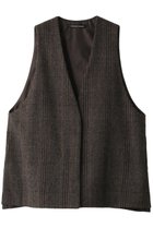 【ミズイロ インド/mizuiro ind】のdeep V neck wide vest ベスト brown|ID: prp329100003716249 ipo3291000000029958102