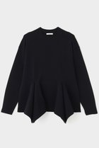 【ル フィル/LE PHIL】のイレギュラーラッフルニット 人気、トレンドファッション・服の通販 founy(ファニー) ファッション Fashion レディースファッション WOMEN トップス・カットソー Tops/Tshirt ニット Knit Tops プルオーバー Pullover おすすめ Recommend シンプル Simple フェミニン Feminine ボトム Bottom ラッフル Raffle ワイド Wide thumbnail ブラック|ID: prp329100003717925 ipo3291000000024520140