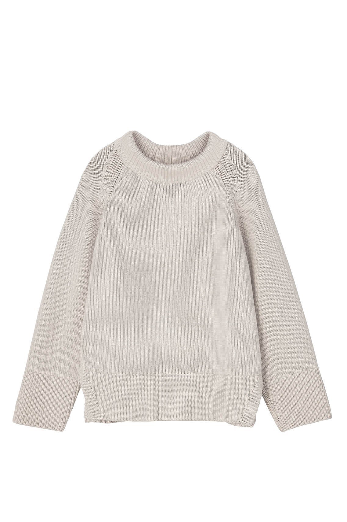 【デイジーリン/DAISY LIN】のしっとりウールセーター “Hampton Madam” インテリア・キッズ・メンズ・レディースファッション・服の通販 founy(ファウニー) 　ファッション　Fashion　レディースファッション　Fashion for Women　トップス・カットソー　Cut & Sew Tops　ニット　Knit Tops & Sweaters　カジュアルプルオーバー・ニットトップス　Pullovers & Knit Tops / Casual Pullovers　ウォッシャブル　Machine Washable　スリット　Slit, Slit Detail　セーター　Sweater, Knitwear　人気　Popular, Best Seller　パウダー　Powder, Soft Tone　フロント　Front, Front Design　A/W・秋冬　Autumn/Winter　パウダーベージュ|ID: prp329100003717937 ipo3291000000036499451