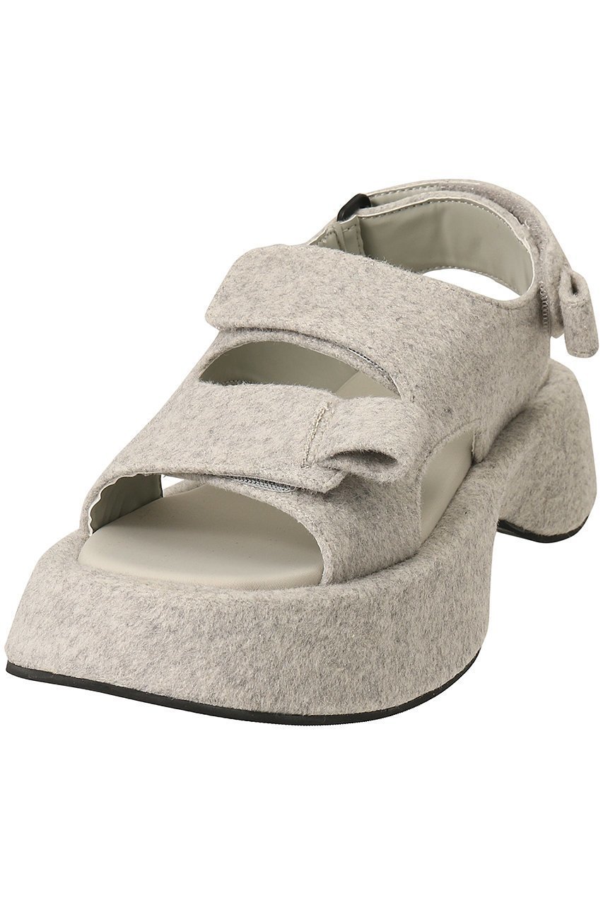 【ナゴンスタンス/nagonstans】のメルトン Sandal/サンダル インテリア・キッズ・メンズ・レディースファッション・服の通販 founy(ファニー) ファッション Fashion レディースファッション Fashion for Women サンダル Sandals, Summer Shoes ソックス Socks, Hosiery タイツ Tights, Legwear フェルト Felt, Felt Fabric メルトン Melton, Heavy Wool 冬 Winter / This Winter Wolf|ID: prp329100003718479 ipo3291000000036179317