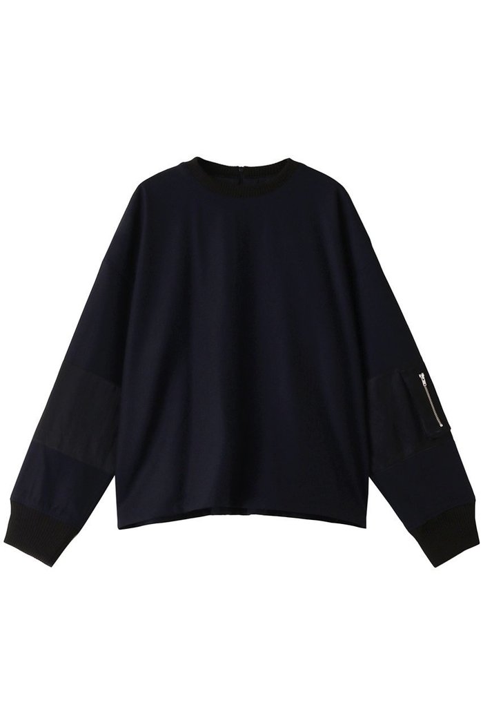 【リムアーク/RIM.ARK】のCombination melton square PO/プルオーバー インテリア・キッズ・メンズ・レディースファッション・服の通販 founy(ファニー) https://founy.com/ ファッション Fashion レディースファッション Fashion for Women トップス・カットソー Cut & Sew Tops ニット Knit Tops & Sweaters カジュアルプルオーバー・ニットトップス Pullovers & Knit Tops / Casual Pullovers サテン Satin, Glossy Fabric ドッキング Docking, Mixed Material ミリタリー Military, Army Style メルトン Melton, Heavy Wool |ID: prp329100003718514 ipo3291000000036224149