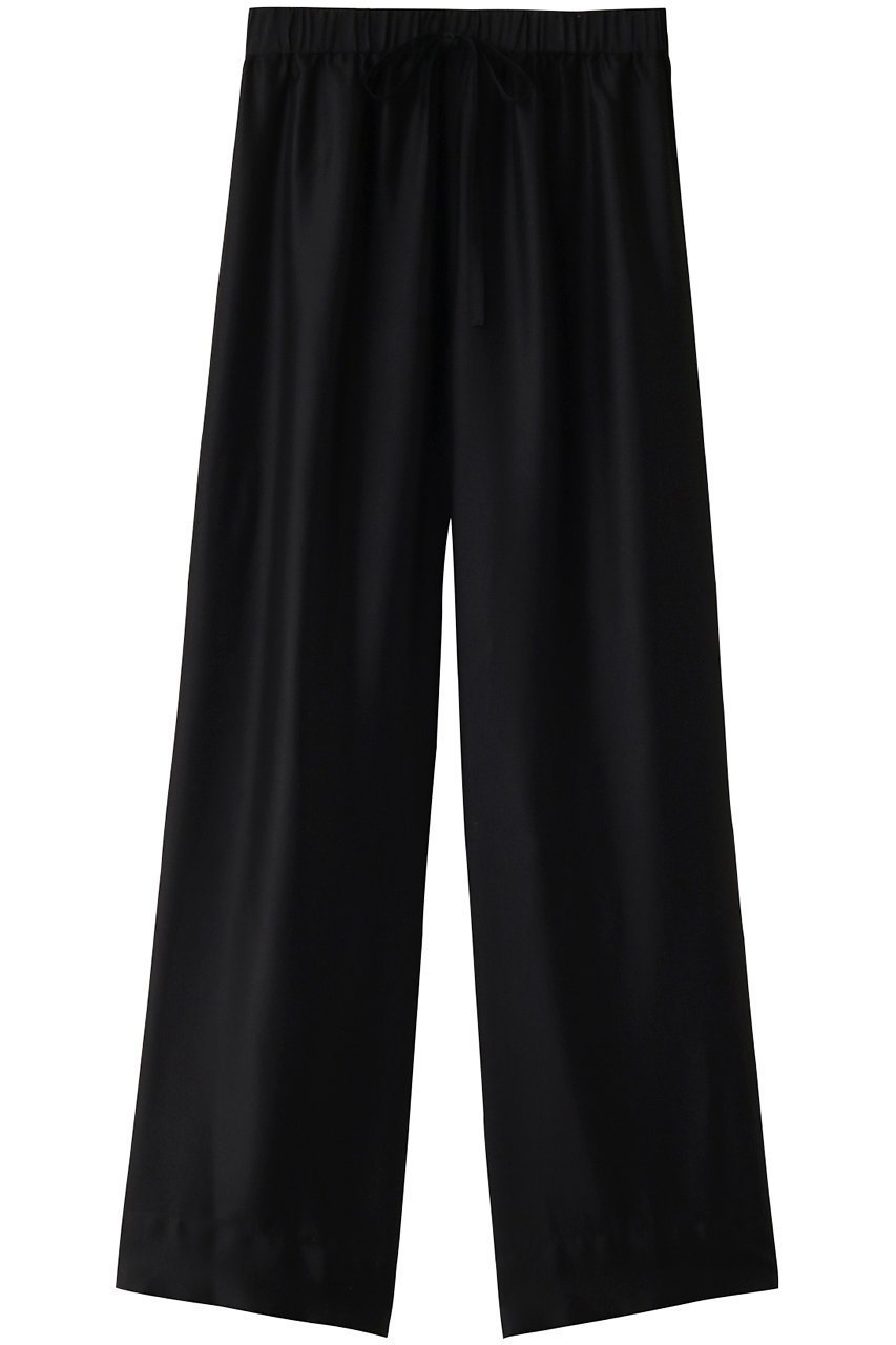 【ブラミンク/BLAMINK】の【BLMK】シルク インティメイト パンツ インテリア・キッズ・メンズ・レディースファッション・服の通販 founy(ファニー) 　ファッション　Fashion　レディースファッション　Fashion for Women　パンツ　Pants & Trousers　シルク　Silk, 100% Silk　シンプル　Simple, Minimal　ロング　Long, Long-Length　定番　Standard, Basic Item　ブラック|ID: prp329100003720012 ipo3291000000035418997