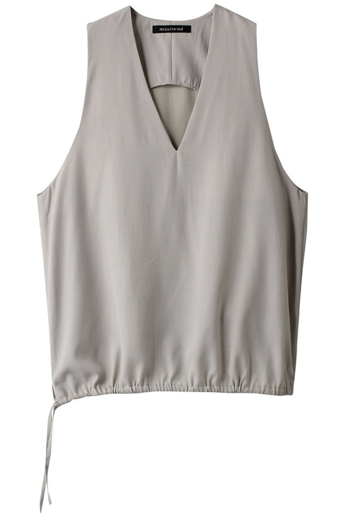 【ミズイロ インド/mizuiro ind】のT/W twill V neck vest ベスト インテリア・キッズ・メンズ・レディースファッション・服の通販 founy(ファニー) https://founy.com/ ファッション Fashion レディースファッション WOMEN アウター Coat Outerwear トップス・カットソー Tops/Tshirt キャミソール / ノースリーブ No Sleeves シャツ/ブラウス Shirts/Blouses ベスト/ジレ Gilets/Vests スマート Smart ドレープ Drape ノースリーブ No Sleeve プリーツ Pleats ベスト Vest ワイド Wide エレガント 上品 Elegant 今季 This Season |ID: prp329100003720018 ipo3291000000029958136