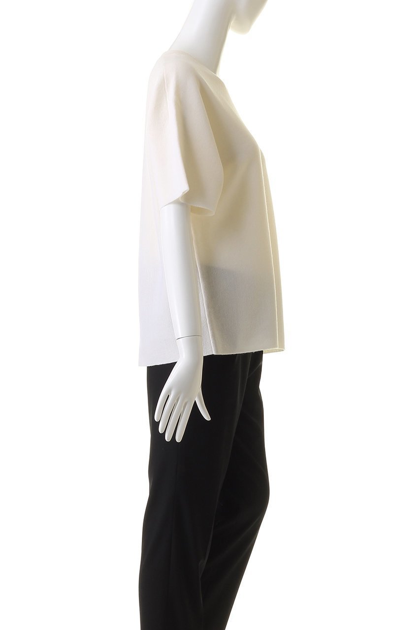 【エブール/ebure】の【Living】ライトウールミラノ ショートスリーブニットプルオーバー 人気、トレンドファッション・服の通販 founy(ファニー) 　ファッション　Fashion　レディースファッション　Fashion for Women　トップス・カットソー　Cut & Sew Tops　ニット　Knit Tops & Sweaters　カジュアルプルオーバー・ニットトップス　Pullovers & Knit Tops / Casual Pullovers　おすすめ　Recommended / Our Picks　セットアップ　Set-Up, Coordinated Outfit　ミラノリブ　Milano Rib, Milano Stitch　リラックス　Relax, Relaxed Fit　今季　This Season, Current Season　定番　Standard, Basic Item　other-3|ID: prp329100003720025 ipo3291000000035599920