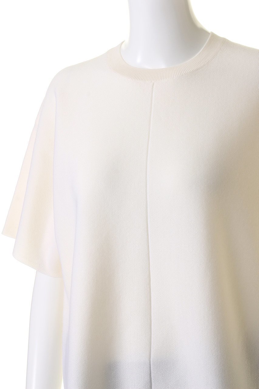 【エブール/ebure】の【Living】ライトウールミラノ ショートスリーブニットプルオーバー 人気、トレンドファッション・服の通販 founy(ファニー) 　ファッション　Fashion　レディースファッション　Fashion for Women　トップス・カットソー　Cut & Sew Tops　ニット　Knit Tops & Sweaters　カジュアルプルオーバー・ニットトップス　Pullovers & Knit Tops / Casual Pullovers　おすすめ　Recommended / Our Picks　セットアップ　Set-Up, Coordinated Outfit　ミラノリブ　Milano Rib, Milano Stitch　リラックス　Relax, Relaxed Fit　今季　This Season, Current Season　定番　Standard, Basic Item　other-5|ID: prp329100003720025 ipo3291000000035599922