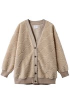 【ミディウミソリッド/MIDIUMISOLID】のquilt boa C/D カーディガン beige|ID:prp329100003722195