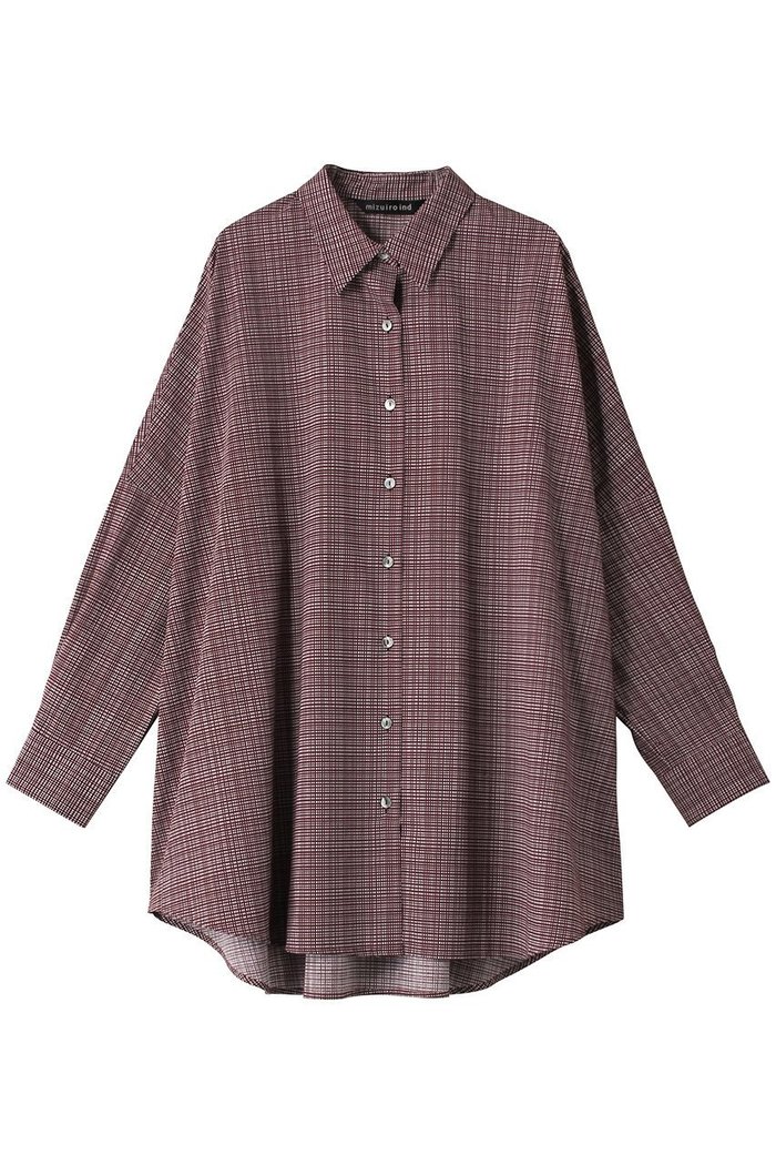 【ミズイロ インド/mizuiro ind】のcheck print wide shirt シャツ インテリア・キッズ・メンズ・レディースファッション・服の通販 founy(ファニー) https://founy.com/ ファッション Fashion レディースファッション WOMEN トップス・カットソー Tops/Tshirt シャツ/ブラウス Shirts/Blouses スリーブ Sleeve チェック Check ベスト Vest ロング Long エレガント 上品 Elegant |ID: prp329100003722209 ipo3291000000029958085