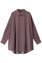 【ミズイロ インド/mizuiro ind】のcheck print wide shirt シャツ wine|ID: prp329100003722209 ipo3291000000029958086