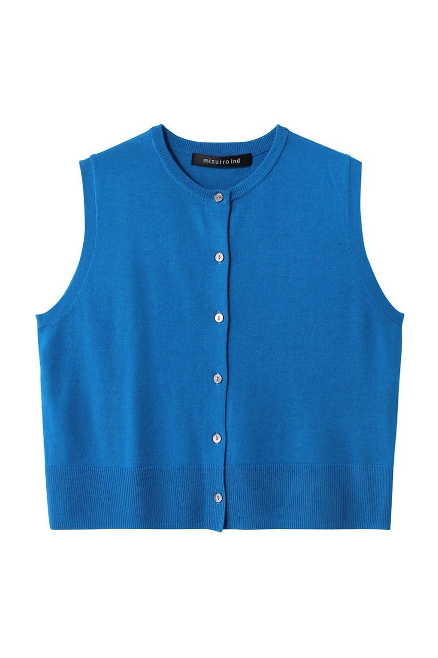 【ミズイロ インド/mizuiro ind】のcrew neck short vest ベスト 人気、トレンドファッション・服の通販 founy(ファニー) 　ファッション　Fashion　レディースファッション　WOMEN　トップス・カットソー　Tops/Tshirt　ニット　Knit Tops　ベスト/ジレ　Gilets/Vests　プルオーバー　Pullover　シンプル　Simple　トレンド　Trend　ハイネック　High Neck　ベスト　Vest　 other-1|ID: prp329100003722210 ipo3291000000029958088