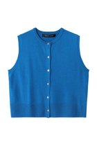 【ミズイロ インド/mizuiro ind】のcrew neck short vest ベスト blue|ID:prp329100003722210