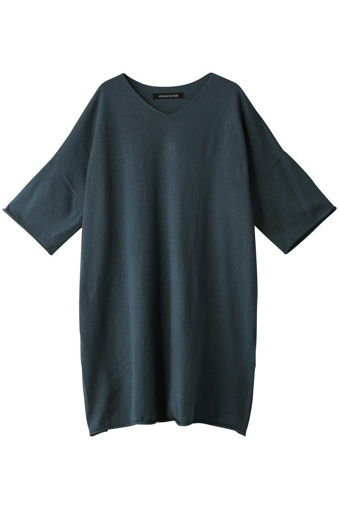 【ミズイロ インド/mizuiro ind】のV neck tunic OP ワンピース インテリア・キッズ・メンズ・レディースファッション・服の通販 founy(ファニー) https://founy.com/ ファッション Fashion レディースファッション WOMEN ワンピース Dress チュニック Tunic おすすめ Recommend チュニック Tunic ハイネック High Neck ロング Long |ID: prp329100003722212 ipo3291000000029958096