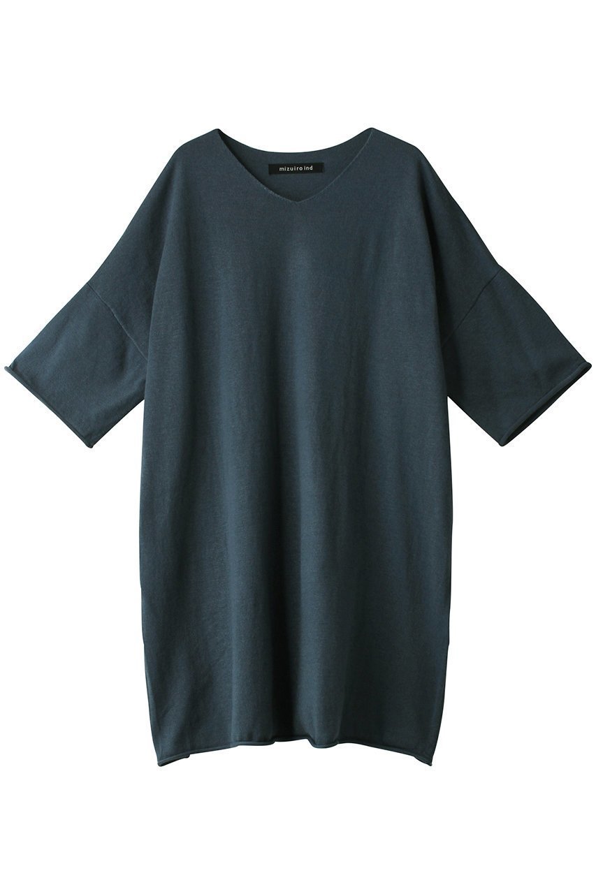 【ミズイロ インド/mizuiro ind】のV neck tunic OP ワンピース 人気、トレンドファッション・服の通販 founy(ファニー) 　ファッション　Fashion　レディースファッション　WOMEN　ワンピース　Dress　チュニック　Tunic　おすすめ　Recommend　チュニック　Tunic　ハイネック　High Neck　ロング　Long　 other-1|ID: prp329100003722212 ipo3291000000029958096