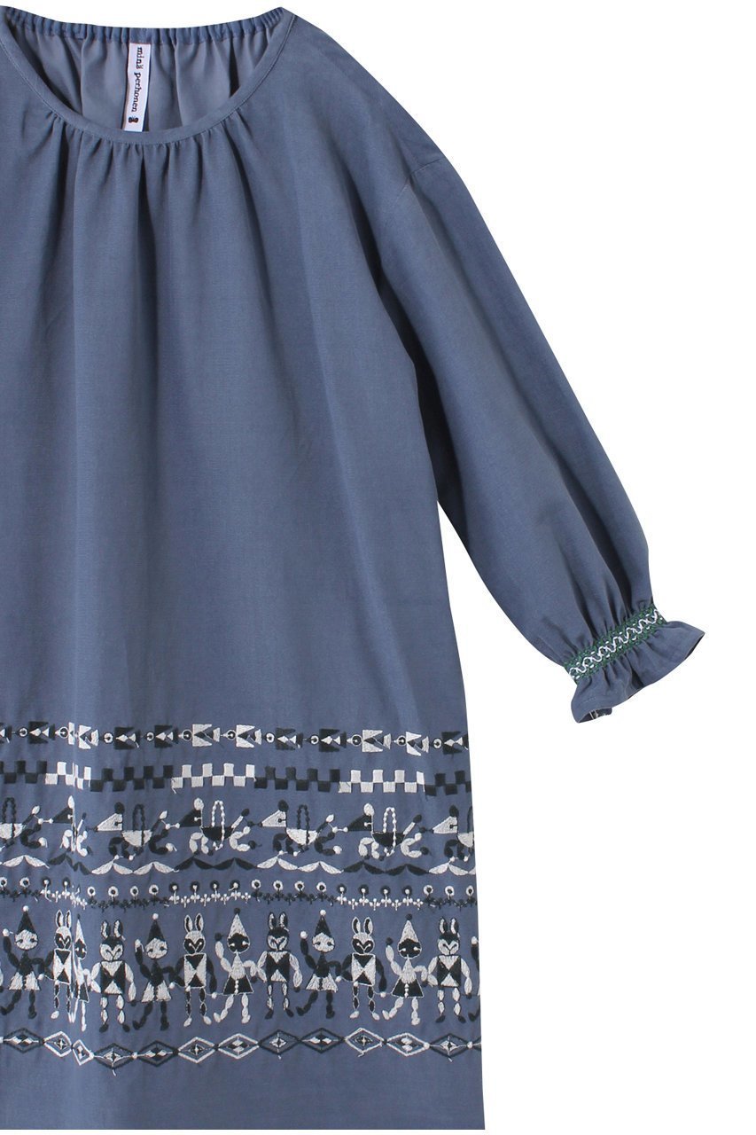 【ミナ ペルホネン/mina perhonen / KIDS】の【KIDS】funワンピース ブルー 140 人気、トレンドファッション・服の通販 founy(ファニー) 　ファッション　Fashion　キッズファッション　Fashion for Kids　ワンピース　Dresses　other-3|ID: prp329100003722219 ipo3291000000036192714