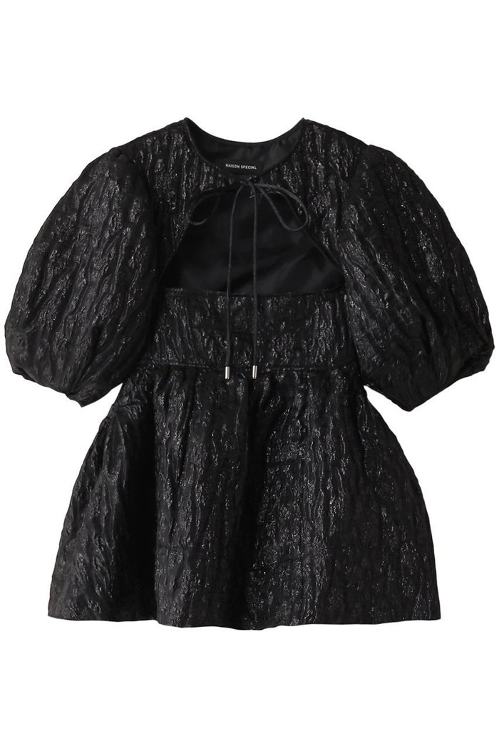 【メゾンスペシャル/MAISON SPECIAL】のFlower Jacquard Layering Tops/フラワージャガードレイヤードトップ インテリア・キッズ・メンズ・レディースファッション・服の通販 founy(ファニー) https://founy.com/ ファッション Fashion レディースファッション Fashion for Women トップス・カットソー Cut & Sew Tops シャツ・ブラウス・オフィスカジュアル Elegant Blouses & Button-Ups オケージョン Occasion Wear キャミソール Camisole, Spaghetti Strap Top ショート Short, Short Length スリーブ Sleeve, Long Sleeve / Short Sleeve デニム Denim, Jeans Material ボレロ Bolero, Short Cardigan ロング Long, Long-Length |ID: prp329100003723164 ipo3291000000036401876