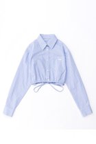 【メゾンスペシャル/MAISON SPECIAL】のSheer Short Length Shirt/シアーショートシャツ BLU(ブルー)|ID: prp329100003723165 ipo3291000000024582390