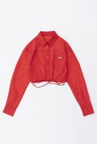 【メゾンスペシャル/MAISON SPECIAL】のSheer Short Length Shirt/シアーショートシャツ RED(レッド)|ID: prp329100003723165 ipo3291000000024582391