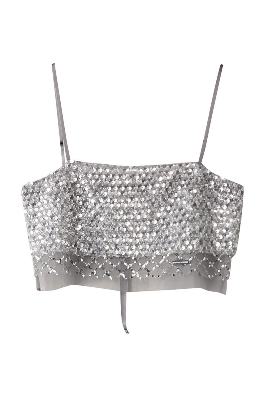 【メゾンスペシャル/MAISON SPECIAL】のSparkling Layered Camisole/キラキラレイヤードキャミソール インテリア・キッズ・メンズ・レディースファッション・服の通販 founy(ファニー) ファッション Fashion レディースファッション Fashion for Women トップス・カットソー Cut & Sew Tops キャミソール&ノースリーブ Camisoles & Sleeveless Tops シャツ・ブラウス・オフィスカジュアル Elegant Blouses & Button-Ups カットソー Cut and Sewn Top シンプル Simple, Minimal ストーン Stone, Gem-Like スパンコール Sequins, Sequin Embellishment ノースリーブ Sleeveless, No-Sleeve ビスチェ Bustier, Corset Top フラワー Flower, Floral メッシュ Mesh, Net Fabric モチーフ Motif, Design Theme SLV(シルバー)|ID: prp329100003723167 ipo3291000000032912871