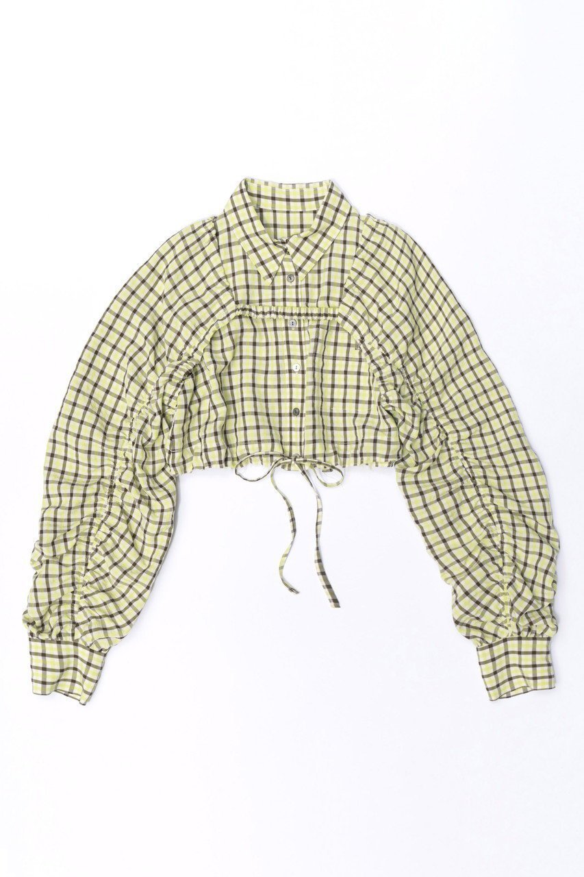 【メゾンスペシャル/MAISON SPECIAL】のMultiway Gun Club Check Short Length Shirt/マルチウェイガンクラブチェックショートシャツ 人気、トレンドファッション・服の通販 founy(ファニー) 　ファッション　Fashion　レディースファッション　WOMEN　トップス・カットソー　Tops/Tshirt　シャツ/ブラウス　Shirts/Blouses　インナー　Inner　カットオフ　Cut Off　ギャザー　Gather　ショート　Short　スリーブ　Sleeve　ドレープ　Drape　ドローストリング　Drawstring　ノースリーブ　No Sleeve　プレート　Plate　ボレロ　Bolero　ロング　Long　夏　Summer　エレガント 上品　Elegant　other-7|ID: prp329100003723168 ipo3291000000031389054