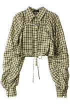 【メゾンスペシャル/MAISON SPECIAL】のMultiway Gun Club Check Short Length Shirt/マルチウェイガンクラブチェックショートシャツ GRN(グリーン)|ID: prp329100003723168 ipo3291000000036402012