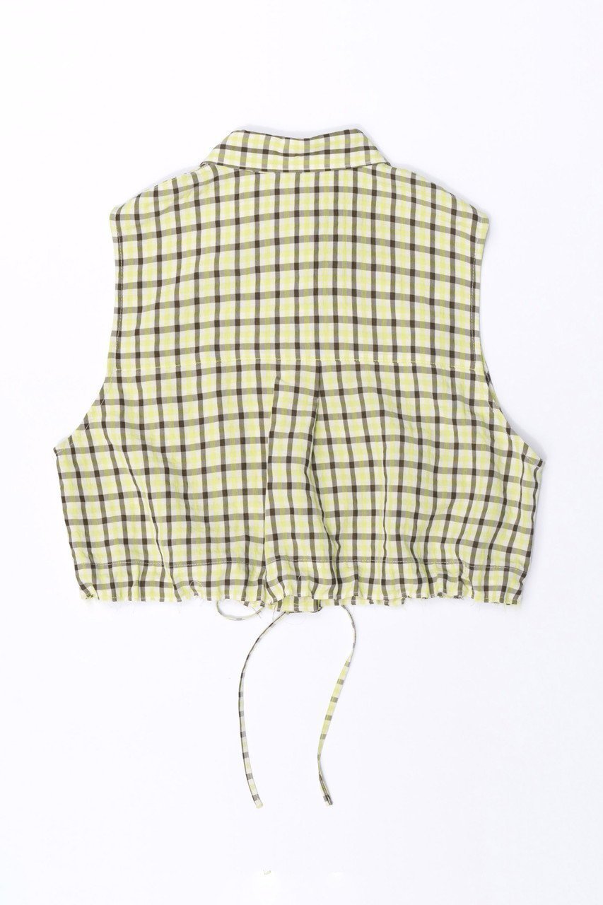 【メゾンスペシャル/MAISON SPECIAL】のMultiway Gun Club Check Short Length Shirt/マルチウェイガンクラブチェックショートシャツ 人気、トレンドファッション・服の通販 founy(ファニー) 　ファッション　Fashion　レディースファッション　Fashion for Women　トップス・カットソー　Cut & Sew Tops　シャツ・ブラウス・オフィスカジュアル　Elegant Blouses & Button-Ups　インナー　Innerwear　カットオフ　Cut-Off Design　ギャザー　Gathered, Ruffled　ショート　Short, Short Length　スリーブ　Sleeve, Long Sleeve / Short Sleeve　ドレープ　Drape, Draping Fabric　ドローストリング　Drawstring, Pull Cord　ノースリーブ　Sleeveless, No-Sleeve　プレート　Plate, Dish　ボレロ　Bolero, Short Cardigan　ロング　Long, Long-Length　夏　Summer　エレガント 上品　Elegant　other-8|ID: prp329100003723168 ipo3291000000036725656