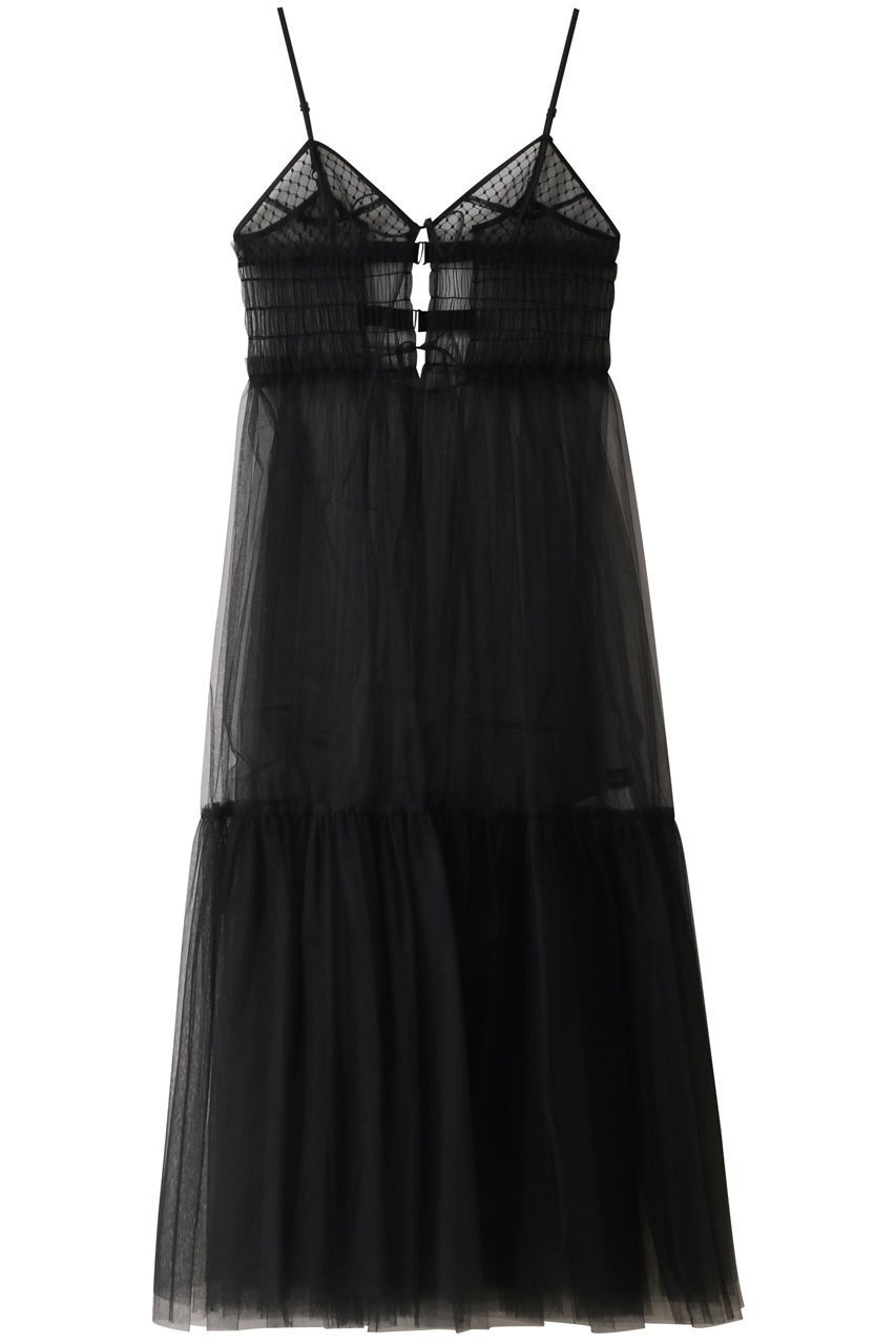 【メゾンスペシャル/MAISON SPECIAL】のTulle Shirring Gathered Dress/チュールシャーリングギャザードレス 人気、トレンドファッション・服の通販 founy(ファニー) 　ファッション　Fashion　レディースファッション　Fashion for Women　ワンピース　Dresses　フォーマル・パーティードレス・結婚式用ドレス　Elegant & Casual Dresses　チュニック　Tunic Tops & Dresses　インナー　Innerwear　シャーリング　Shirring, Ruched　チュニック　Tunic, Long Top　チュール　Tulip, Tulip Motif　フロント　Front, Front Design　マキシ　Maxi, Full Length　リボン　Ribbon, Bow　レース　Lace, Lace Fabric　ロング　Long, Long-Length　おすすめ　Recommended / Our Picks　 other-1|ID: prp329100003723180 ipo3291000000032899712