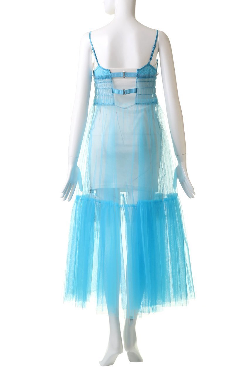 【メゾンスペシャル/MAISON SPECIAL】のTulle Shirring Gathered Dress/チュールシャーリングギャザードレス 人気、トレンドファッション・服の通販 founy(ファニー) 　ファッション　Fashion　レディースファッション　Fashion for Women　ワンピース　Dresses　フォーマル・パーティードレス・結婚式用ドレス　Elegant & Casual Dresses　チュニック　Tunic Tops & Dresses　インナー　Innerwear　シャーリング　Shirring, Ruched　チュニック　Tunic, Long Top　チュール　Tulip, Tulip Motif　フロント　Front, Front Design　マキシ　Maxi, Full Length　リボン　Ribbon, Bow　レース　Lace, Lace Fabric　ロング　Long, Long-Length　おすすめ　Recommended / Our Picks　other-4|ID: prp329100003723180 ipo3291000000032899731
