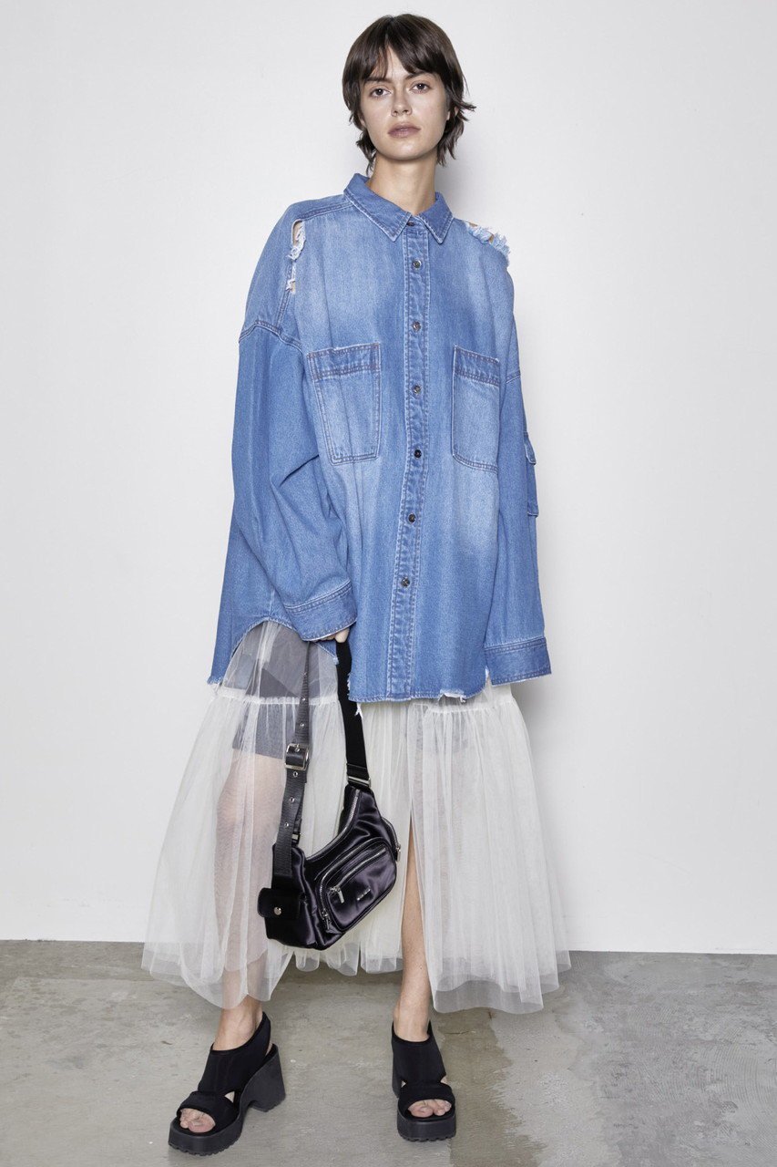 【メゾンスペシャル/MAISON SPECIAL】のTulle Shirring Gathered Dress/チュールシャーリングギャザードレス 人気、トレンドファッション・服の通販 founy(ファニー) 　ファッション　Fashion　レディースファッション　Fashion for Women　ワンピース　Dresses　フォーマル・パーティードレス・結婚式用ドレス　Elegant & Casual Dresses　チュニック　Tunic Tops & Dresses　インナー　Innerwear　シャーリング　Shirring, Ruched　チュニック　Tunic, Long Top　チュール　Tulip, Tulip Motif　フロント　Front, Front Design　マキシ　Maxi, Full Length　リボン　Ribbon, Bow　レース　Lace, Lace Fabric　ロング　Long, Long-Length　おすすめ　Recommended / Our Picks　other-6|ID: prp329100003723180 ipo3291000000032899737