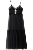 【メゾンスペシャル/MAISON SPECIAL】のTulle Shirring Gathered Dress/チュールシャーリングギャザードレス BLK(ブラック)|ID: prp329100003723180 ipo3291000000036672234