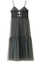 【メゾンスペシャル/MAISON SPECIAL】のTulle Shirring Gathered Dress/チュールシャーリングギャザードレス GRY(グレー)|ID: prp329100003723180 ipo3291000000036672237