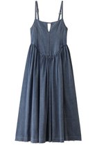 【メゾンスペシャル/MAISON SPECIAL】のDenim Camisole Maxi One-piece Dress/デニムキャミマキシワンピース BLU(ブルー)|ID:prp329100003723182