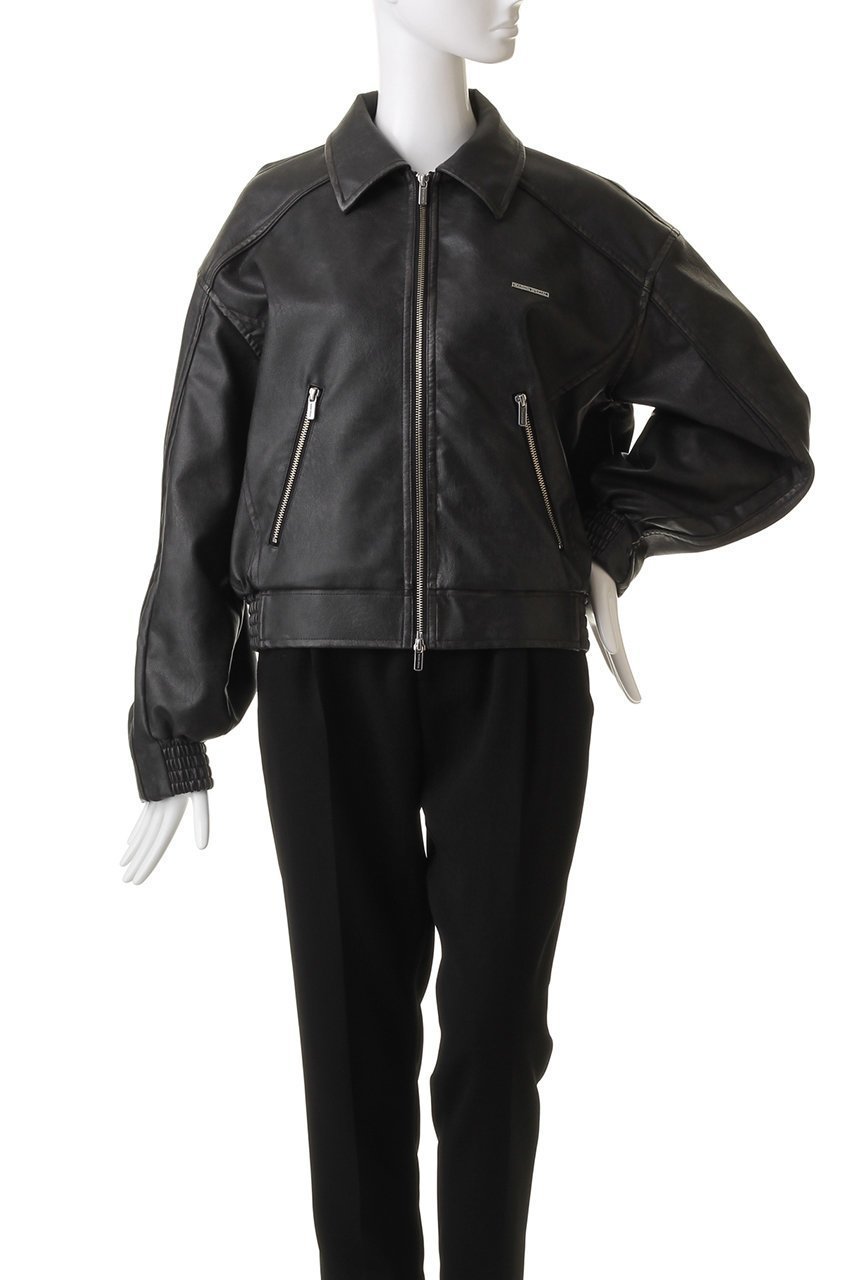 【メゾンスペシャル/MAISON SPECIAL】のWashed faux Leather Blouson/ウォッシュドフェイクレザーブルゾン 大人の最旬トレンドファッション＆コーディネート founy(ファウニー) 　ファッション　Fashion　レディースファッション　Fashion for Women　アウター　Coat / Outerwear Collection　レディースジャケット・軽アウター　Jackets　ブルゾンジャケット・スポーティアウター　Blouson Jackets　ヴィンテージ　Vintage Style　ジャケット　Jacket, Outerwear　トレンド　Trend, Trending Now　フェイクレザー　Faux Leather, PU Leather　ブルゾン　Blouson, Bomber Jacket　プレート　Plate, Dish　ポケット　Pocket, Pocket Detail　リアル　Real, Realistic　レース　Lace, Lace Fabric　ロング　Long, Long-Length　other-2|ID: prp329100003723188 ipo3291000000036759134