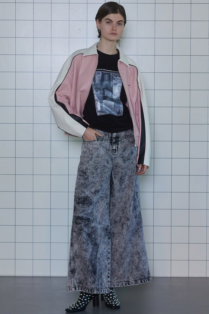 【メゾンスペシャル/MAISON SPECIAL】のBicolor Vegan Leather Blouson/バイカラーヴィーガンレザーブルゾン 人気、トレンドファッション・服の通販 founy(ファニー) 　ファッション　Fashion　レディースファッション　Fashion for Women　アウター　Coat / Outerwear Collection　レディースジャケット・軽アウター　Jackets　ブルゾンジャケット・スポーティアウター　Blouson Jackets　ヴィンテージ　Vintage Style　春　Spring　ジャケット　Jacket, Outerwear　トレンド　Trend, Trending Now　フェミニン　Feminine, Girly　ブルゾン　Blouson, Bomber Jacket　プレート　Plate, Dish　ポケット　Pocket, Pocket Detail　リアル　Real, Realistic　レース　Lace, Lace Fabric　ロング　Long, Long-Length　other-2|ID: prp329100003723189 ipo3291000000032960748