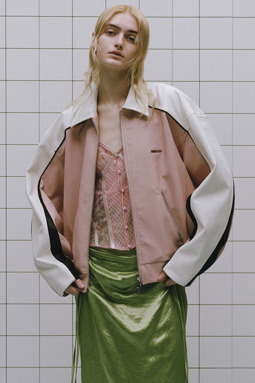 【メゾンスペシャル/MAISON SPECIAL】のBicolor Vegan Leather Blouson/バイカラーヴィーガンレザーブルゾン 人気、トレンドファッション・服の通販 founy(ファニー) 　ファッション　Fashion　レディースファッション　Fashion for Women　アウター　Coat / Outerwear Collection　レディースジャケット・軽アウター　Jackets　ブルゾンジャケット・スポーティアウター　Blouson Jackets　ヴィンテージ　Vintage Style　春　Spring　ジャケット　Jacket, Outerwear　トレンド　Trend, Trending Now　フェミニン　Feminine, Girly　ブルゾン　Blouson, Bomber Jacket　プレート　Plate, Dish　ポケット　Pocket, Pocket Detail　リアル　Real, Realistic　レース　Lace, Lace Fabric　ロング　Long, Long-Length　other-7|ID: prp329100003723189 ipo3291000000032960769