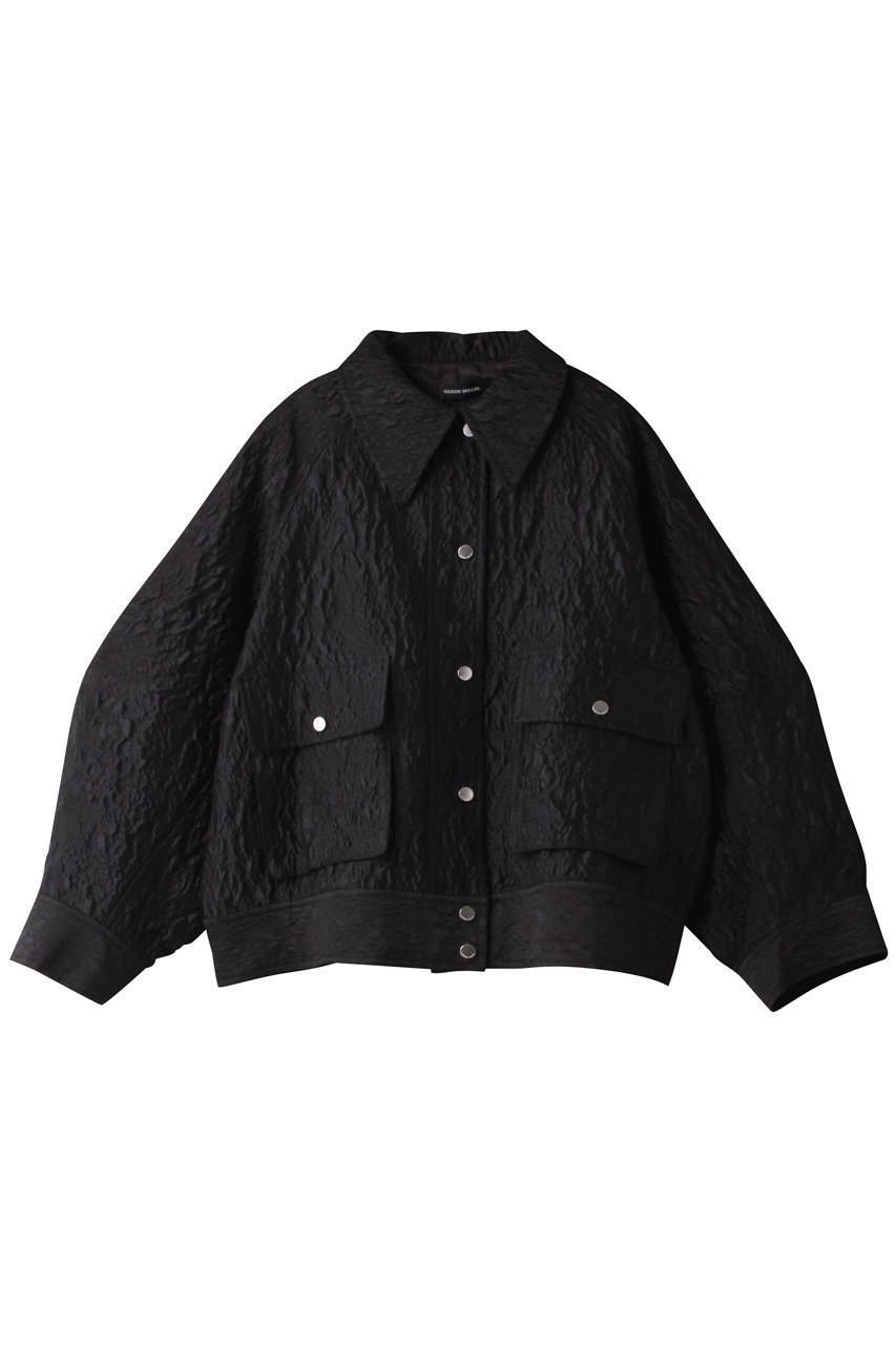 【メゾンスペシャル/MAISON SPECIAL】のJacquard Color Blouson/ジャガードカラーブルゾン 人気、トレンドファッション・服の通販 founy(ファニー) 　ファッション　Fashion　レディースファッション　Fashion for Women　アウター　Coat / Outerwear Collection　レディースジャケット・軽アウター　Jackets　ブルゾンジャケット・スポーティアウター　Blouson Jackets　インナー　Innerwear　シンプル　Simple, Minimal　ジャケット　Jacket, Outerwear　トレンド　Trend, Trending Now　パーカー　Hoodie, Parka　ブルゾン　Blouson, Bomber Jacket　リラックス　Relax, Relaxed Fit　春　Spring　 other-1|ID: prp329100003723191 ipo3291000000032960332