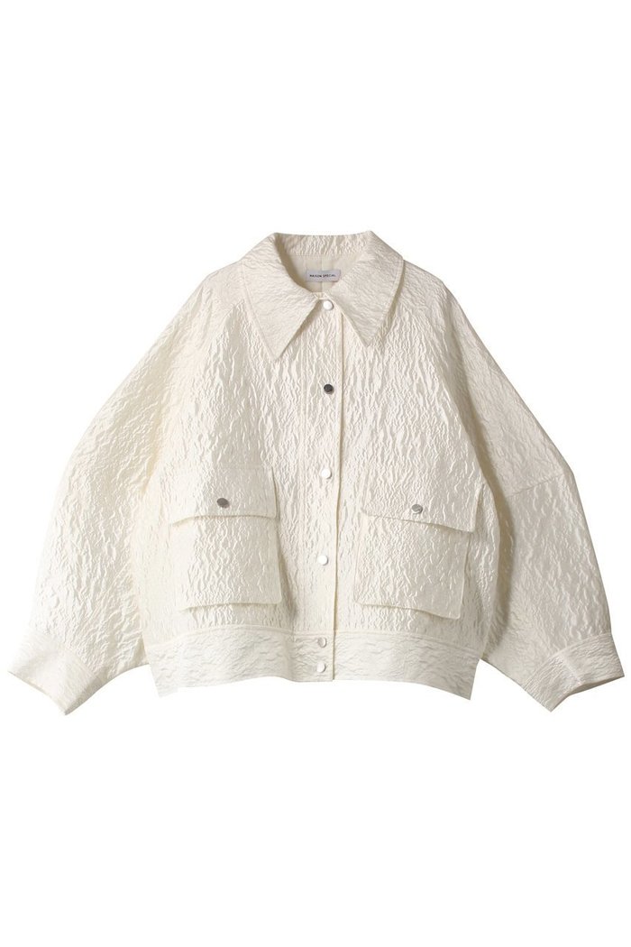 【メゾンスペシャル/MAISON SPECIAL】のJacquard Color Blouson/ジャガードカラーブルゾン インテリア・キッズ・メンズ・レディースファッション・服の通販 founy(ファニー) https://founy.com/ ファッション Fashion レディースファッション Fashion for Women アウター Coat / Outerwear Collection レディースジャケット・軽アウター Jackets ブルゾンジャケット・スポーティアウター Blouson Jackets インナー Innerwear シンプル Simple, Minimal ジャケット Jacket, Outerwear トレンド Trend, Trending Now パーカー Hoodie, Parka ブルゾン Blouson, Bomber Jacket リラックス Relax, Relaxed Fit 春 Spring |ID: prp329100003723191 ipo3291000000032960347