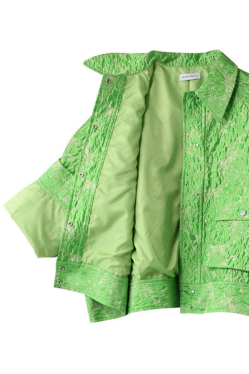 【メゾンスペシャル/MAISON SPECIAL】のJacquard Color Blouson/ジャガードカラーブルゾン 人気、トレンドファッション・服の通販 founy(ファニー) 　ファッション　Fashion　レディースファッション　Fashion for Women　アウター　Coat / Outerwear Collection　レディースジャケット・軽アウター　Jackets　ブルゾンジャケット・スポーティアウター　Blouson Jackets　インナー　Innerwear　シンプル　Simple, Minimal　ジャケット　Jacket, Outerwear　トレンド　Trend, Trending Now　パーカー　Hoodie, Parka　ブルゾン　Blouson, Bomber Jacket　リラックス　Relax, Relaxed Fit　春　Spring　other-6|ID: prp329100003723191 ipo3291000000032960369