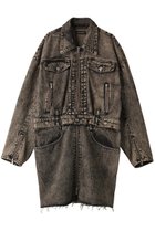 【メゾンスペシャル/MAISON SPECIAL】のMultiway Denim Coat/マルチウェイデニムコート 人気、トレンドファッション・服の通販 founy(ファニー) ファッション Fashion レディースファッション WOMEN アウター Coat Outerwear コート Coats デニム Denim トレンド Trend ロング Long ヴィンテージ Vintage thumbnail BLK(ブラック)|ID: prp329100003723194 ipo3291000000030041844