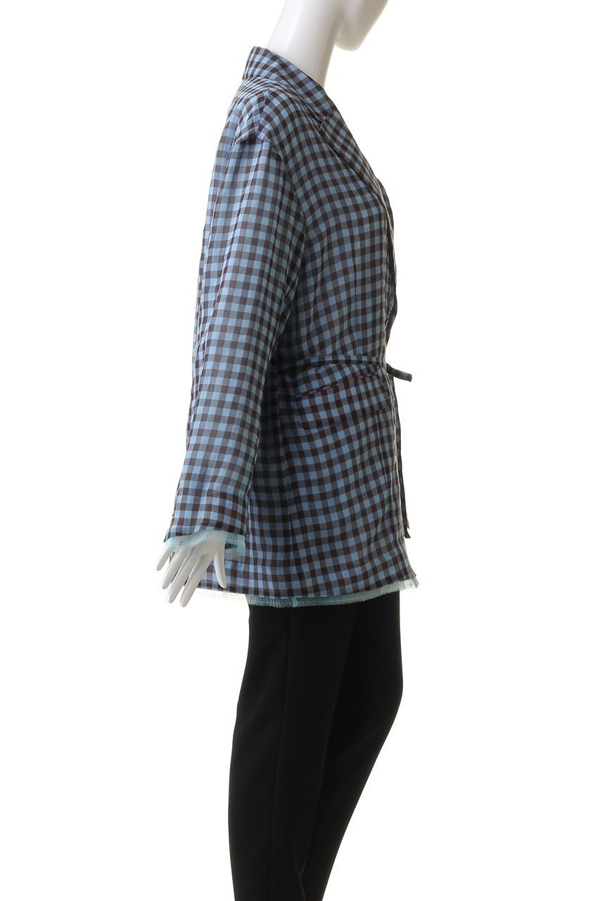 【メゾンスペシャル/MAISON SPECIAL】のSheer Over Size Jacket/シアーオーバージャケット 人気、トレンドファッション・服の通販 founy(ファニー) 　ファッション　Fashion　レディースファッション　Fashion for Women　アウター　Coat / Outerwear Collection　レディースジャケット・軽アウター　Jackets　オーガンジー　Organza Fabric　春　Spring　ギンガム　Gingham, Gingham Fabric　シアー　Sheer, See-Through　ジャケット　Jacket, Outerwear　セットアップ　Set-Up, Coordinated Outfit　チェック　Check, Plaid, Tartan　定番　Standard, Basic Item　おすすめ　Recommended / Our Picks　other-3|ID: prp329100003723200 ipo3291000000035684823