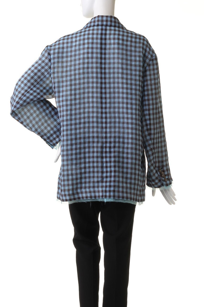 【メゾンスペシャル/MAISON SPECIAL】のSheer Over Size Jacket/シアーオーバージャケット 人気、トレンドファッション・服の通販 founy(ファニー) 　ファッション　Fashion　レディースファッション　Fashion for Women　アウター　Coat / Outerwear Collection　レディースジャケット・軽アウター　Jackets　オーガンジー　Organza Fabric　春　Spring　ギンガム　Gingham, Gingham Fabric　シアー　Sheer, See-Through　ジャケット　Jacket, Outerwear　セットアップ　Set-Up, Coordinated Outfit　チェック　Check, Plaid, Tartan　定番　Standard, Basic Item　おすすめ　Recommended / Our Picks　other-4|ID: prp329100003723200 ipo3291000000035684824