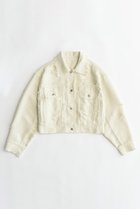【メゾンスペシャル/MAISON SPECIAL】のTweed Distressed Jacket/ツイードダメージジャケット WHT(ホワイト)|ID:prp329100003723201