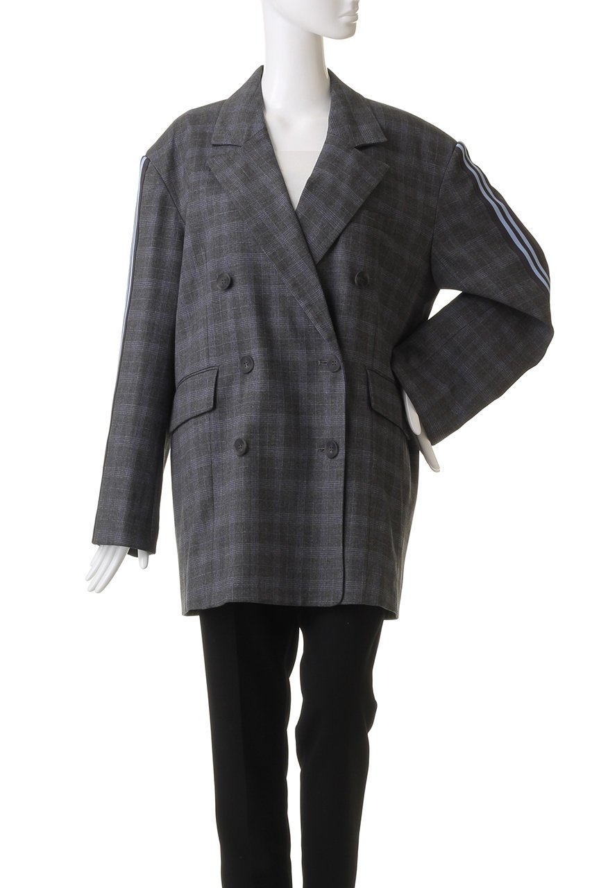 【メゾンスペシャル/MAISON SPECIAL】のSide Line Over Size Jacket/サイドラインオーバージャケット 人気、トレンドファッション・服の通販 founy(ファニー) 　ファッション　Fashion　レディースファッション　Fashion for Women　アウター　Coat / Outerwear Collection　レディースジャケット・軽アウター　Jackets　インナー　Innerwear　キャミソール　Camisole, Spaghetti Strap Top　ジャケット　Jacket, Outerwear　ストレッチ　Stretch, Stretchy Fabric　スポーツ　Sports, Activewear　セットアップ　Set-Up, Coordinated Outfit　チェック　Check, Plaid, Tartan　ミックス　Mix, Mixed Style　ロング　Long, Long-Length　other-2|ID: prp329100003723203 ipo3291000000035684832