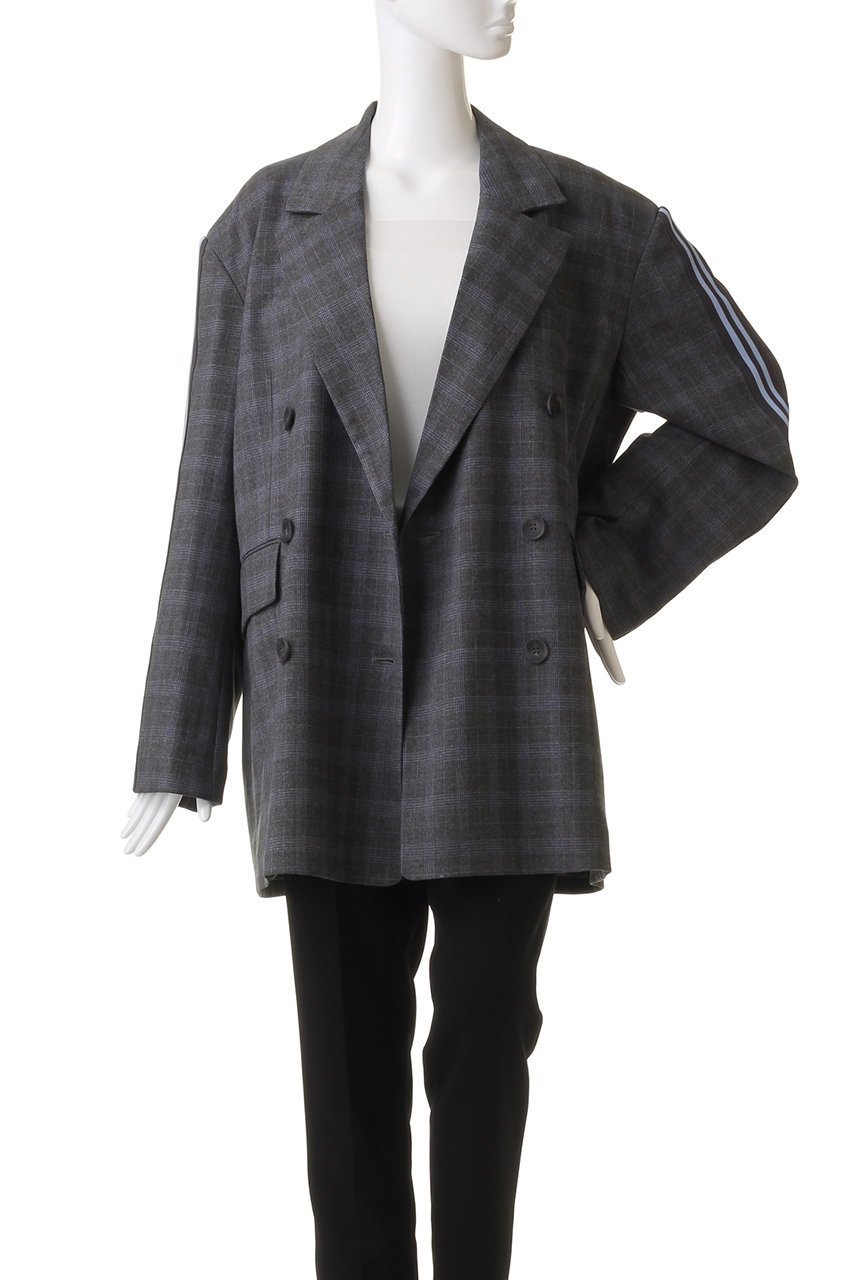 【メゾンスペシャル/MAISON SPECIAL】のSide Line Over Size Jacket/サイドラインオーバージャケット 人気、トレンドファッション・服の通販 founy(ファニー) 　ファッション　Fashion　レディースファッション　Fashion for Women　アウター　Coat / Outerwear Collection　レディースジャケット・軽アウター　Jackets　インナー　Innerwear　キャミソール　Camisole, Spaghetti Strap Top　ジャケット　Jacket, Outerwear　ストレッチ　Stretch, Stretchy Fabric　スポーツ　Sports, Activewear　セットアップ　Set-Up, Coordinated Outfit　チェック　Check, Plaid, Tartan　ミックス　Mix, Mixed Style　ロング　Long, Long-Length　other-7|ID: prp329100003723203 ipo3291000000035684841